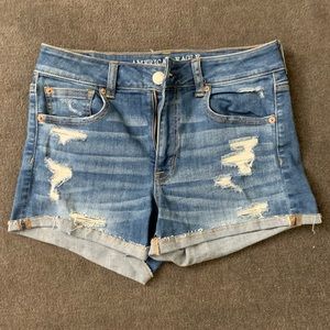 American Eagle Hi-Rise Short Jean Shorts